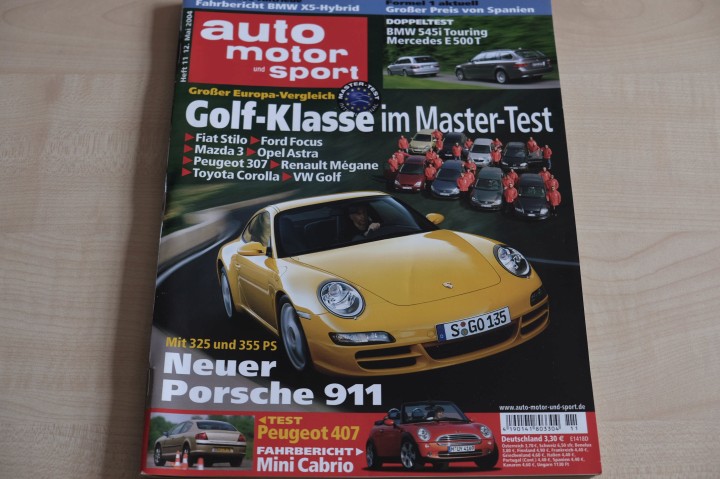 Deckblatt Auto Motor und Sport (11/2004)
